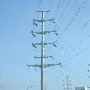 11米終端鋼桿 輸電鋼桿 電力鋼桿 鋼管桿 鋼樁基礎