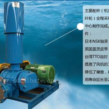 邁巴特羅茨風機曝氣鼓風機增氧風機魚塘氣力輸送污水處理鼓風機