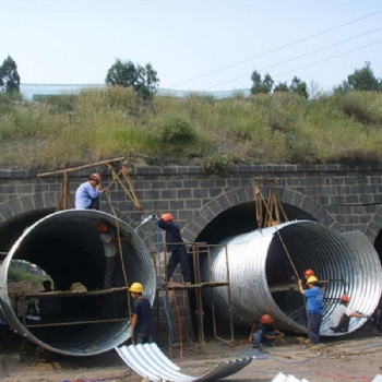 四川橋涵鋼波紋管 隧道加固鋼波紋板 廠家鍍鋅金屬波紋管涵