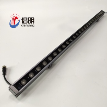 led防水內(nèi)控洗墻燈rgb水紋洗墻燈24W18W戶外大功率橋梁護(hù)欄線條燈