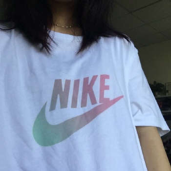 東莞同款nike圓領(lǐng)短袖寬松bf上衣男女可穿