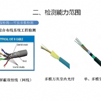 綜合布線測試第三方測試