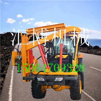 生產(chǎn)高速公路立柱打樁機(jī) HB-30鄉(xiāng)村道路護(hù)欄打樁機(jī)的生產(chǎn)廠家