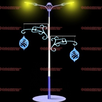 春節街道亮化 LED過街燈 中國夢圖案燈 LED燈桿裝飾燈