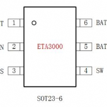 ETA3000一顆芯片均衡兩串鋰電池通過級聯方式主動均衡可做到20節電池組的平衡可用于電子煙