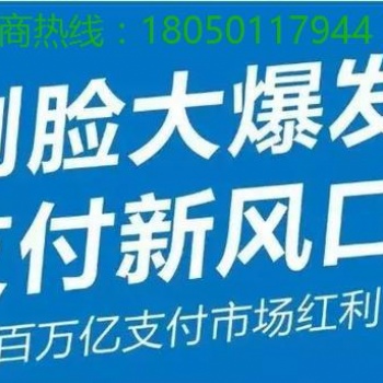 刷臉支付項目紅利期，怎樣代理刷臉支付?