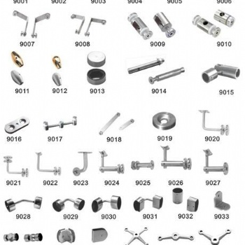 廣東玻璃欄桿樓梯護(hù)欄不銹鋼玻璃夾配件