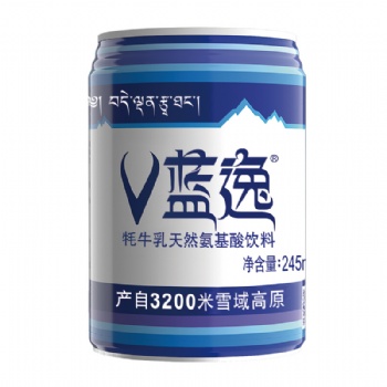 牦牛乳天然氨基酸含乳飲料 V藍逸牦牛乳乳清飲料