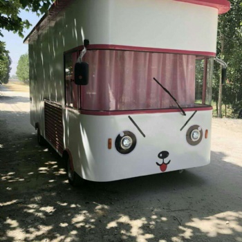 西安四輪多功能移流動餐車定制早餐肉夾饃小吃車