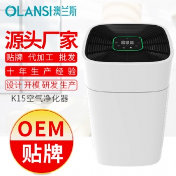 智能空氣凈化器家用負(fù)離子除甲醛PM2.5室內(nèi)凈化機(jī)OEM廠家