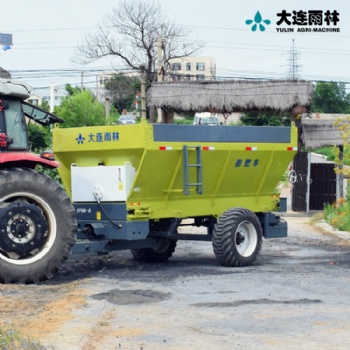 大連雨林品牌全拋式撒糞車 散雞糞撒肥機