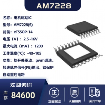 風機單相全波電機驅動器IC-AM7228