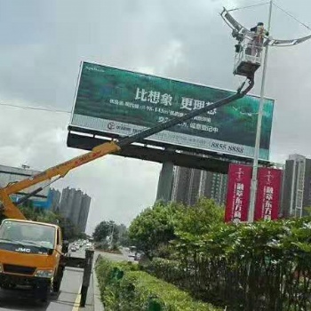 佛山松崗高空作業(yè)車出租、千燈湖路燈車租賃