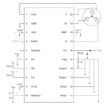 三相無傳感器風(fēng)扇電機(jī)驅(qū)動(dòng)IC-AM8959