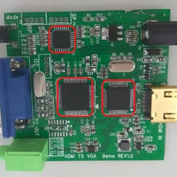 HDMI轉(zhuǎn)VGA PCBA定制開發(fā) 數(shù)字高清轉(zhuǎn)VGA