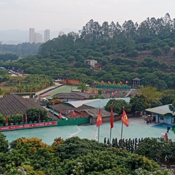 東莞黨建團建文化活動場地_東莞萬荔長征紅色教育基地_萬荔生態園