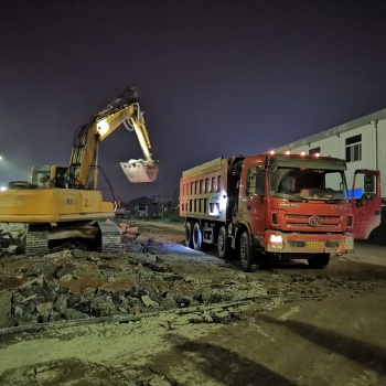 西安土方外運渣土清運專業車隊承包