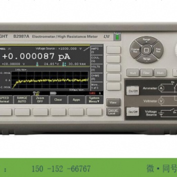 KEYSIGHT B2987A 靜電計/高阻表，0.01fA，電池