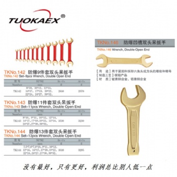 防爆英制開口扳手鋁青銅鈹青銅無磁無火花扳手