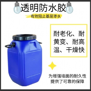 透明防水膠衛(wèi)生間內(nèi)外墻防水涂料補漏材料滲透型丙烯酸防水涂料