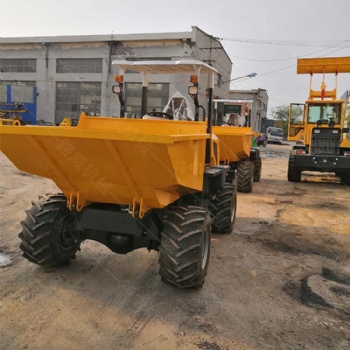 輪式前翻斗自卸車 建筑農用機械自卸車 液壓工程翻斗車