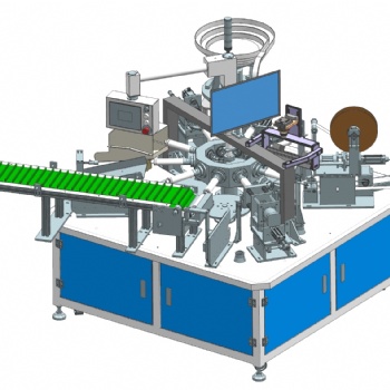 軟管自動(dòng) 打孔 封膜 旋蓋 視覺(jué)檢測(cè)一體機(jī)