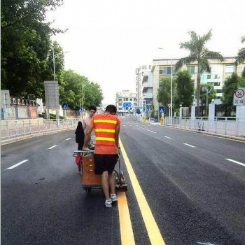 廣州禁止停車標志劃線，廣州消防通道熱熔劃線