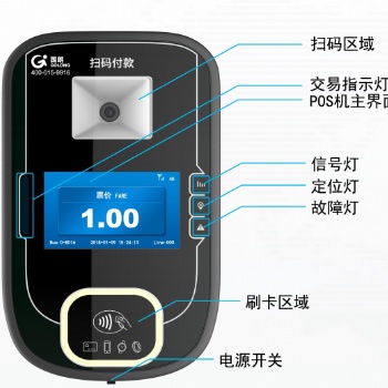 公交全支付一體機刷卡機掃碼機**