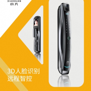 小犬智能門(mén)鎖Q516R 3D人臉識(shí)別 高清貓眼抓拍異常 指紋開(kāi)鎖 密碼開(kāi)鎖