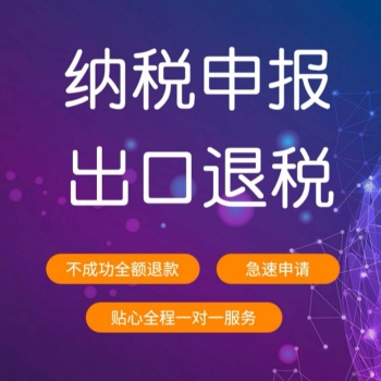 企業進出口權，電子口岸，出口退稅，財務咨詢，代理報稅；