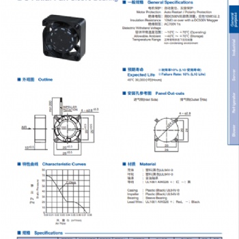 NMB風(fēng)扇02510SS12PAA雙滾珠散熱風(fēng)扇