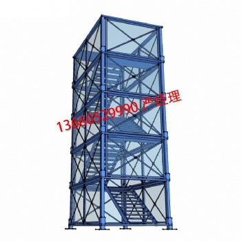 珠三角橋梁建筑香蕉式梯籠 基坑施工箱式安全爬梯