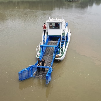 全自動割草船 浮萍割草船 河道湖泊清淤設備