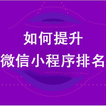 專業做微信小程序排名提升