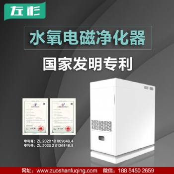 左杉新型水氧電磁空氣凈化器家用除甲醛霧霾二手煙殺菌消毒客廳