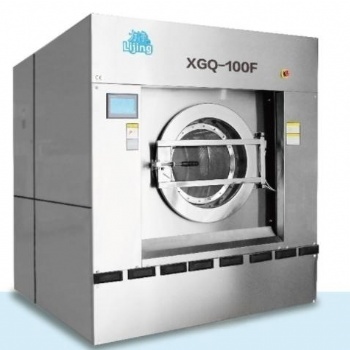 廣州力凈 XGQ-100F全自動全鋼工業洗脫機 100kg大型洗衣機 洗衣廠水洗機